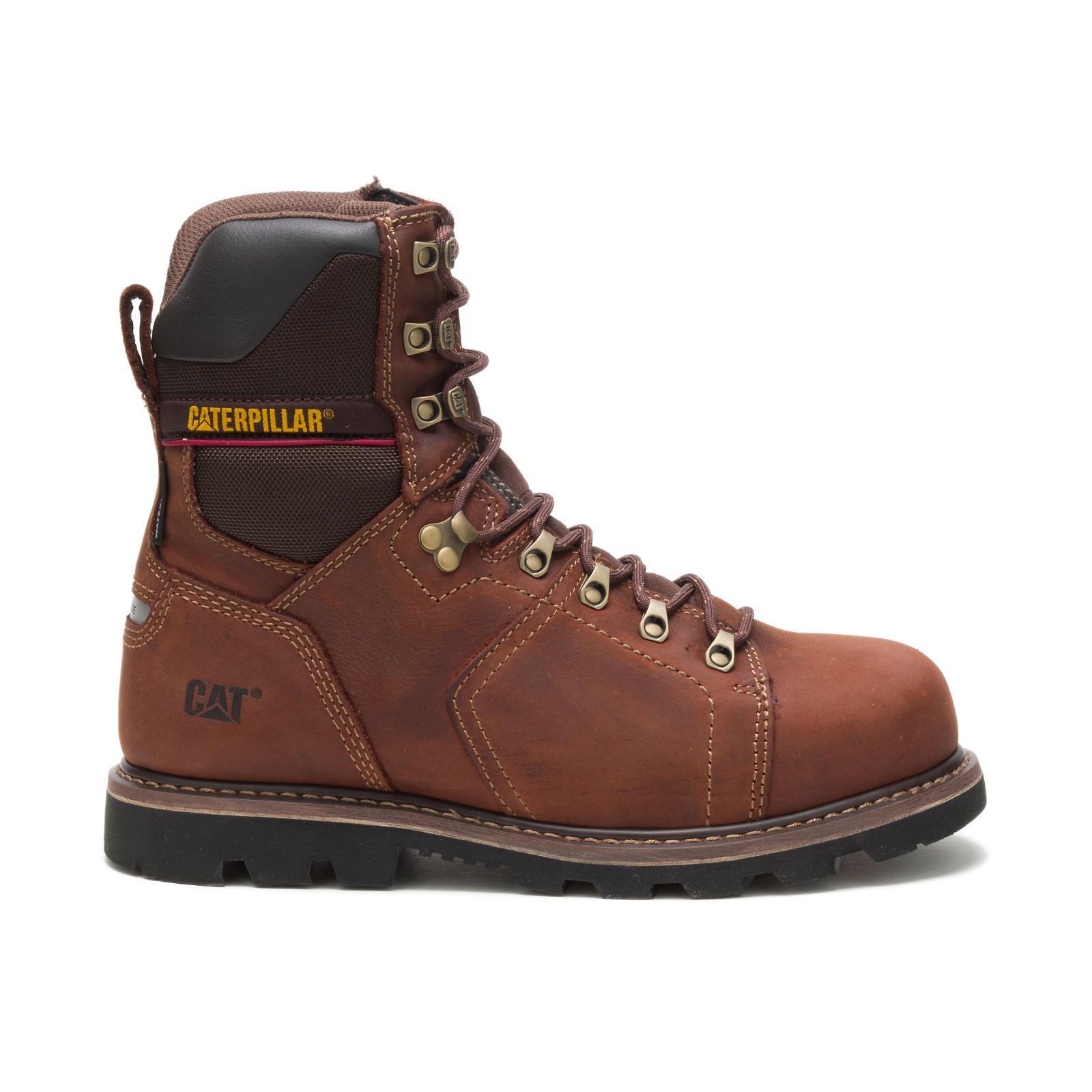 Men's Caterpillar Alaska 2.0 8" Waterproof Thinsulate™ Steel Toe Steel Toe Boots Brown Ireland QOND98642